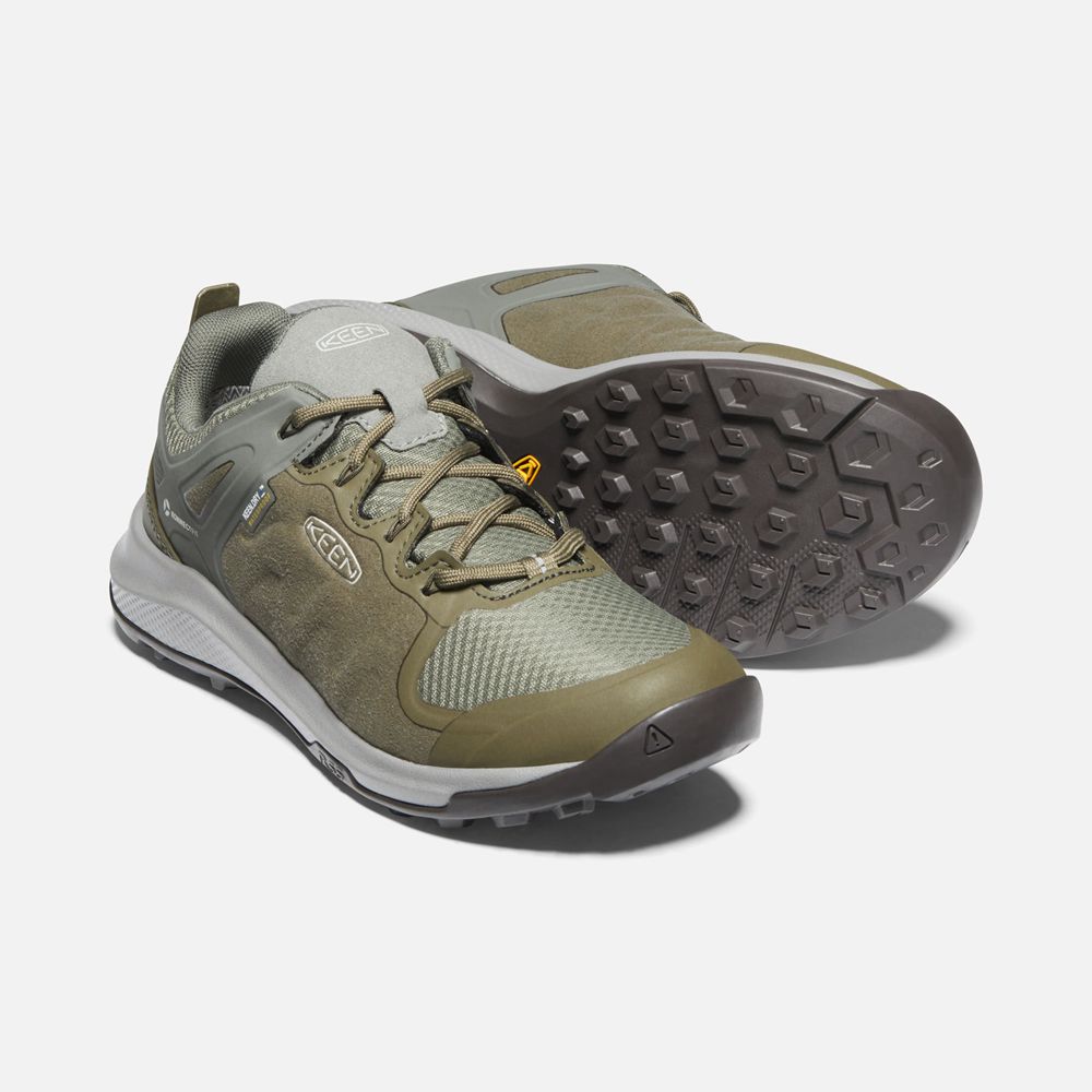 Keen Sneakers Dam Olivgröna - Explore Waterproof - 836925AYV